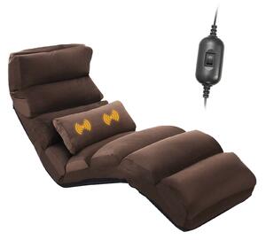 Costway Folding Floor Sofa Chair / Ergonomic Floor Cushion-Coffee