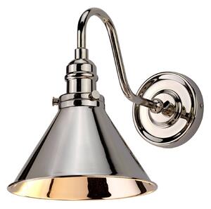 Wall light Provence in a polished nickel finish