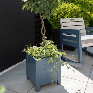 Galaxy Square Box Planter Grey