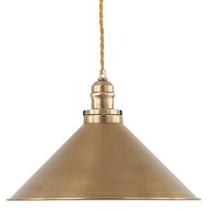 Elstead Antique brass-coloured pendant lamp Provence