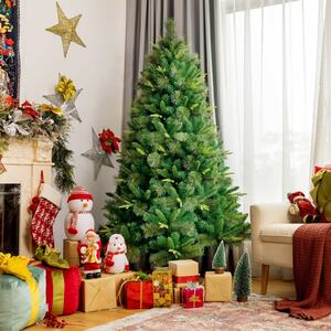 Costway 180cm PVC Xmas Tree with 787 Mixed Branch Tips