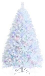 Costway 150CM White Hinged Artificial Christmas Tree with 792 Tips