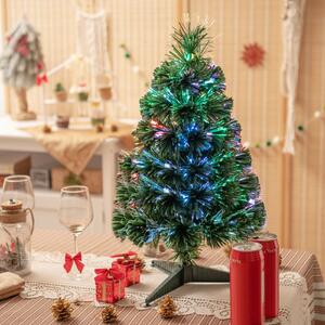 Costway Indoor Fibre Optic Christmas Tree with 60 PVC Branch Tips