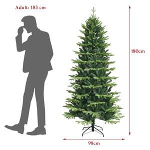 Costway 6ft Christmas Tree Suitable for Indoor and Outdoor Use