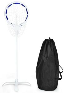 Costway Kids Portable Metal Stand and Net for Flying Discs with Storage Bag