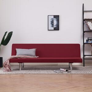 282200 Sofa Bed Wine Red Polyester