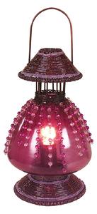 Perla table lamp as a petroleum lamp violet