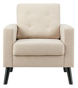 Costway Costway Modern Upholstered Accent Sofa Chair for Living Room-Beige