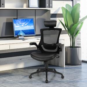 Costway Ergonomic Mesh Office Chair with Headrest and Lumbar Support