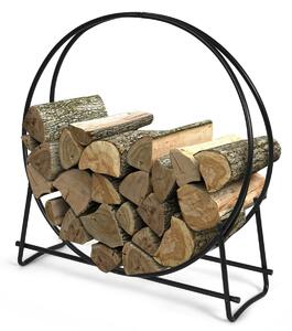 Costway Round Firewood Rack for Indoor and Outdoor
