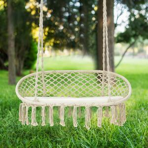 Costway 2-Seater Hammock Swing Chair with Cushion for Garden