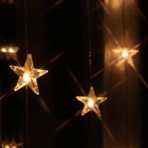 STAR TRADING Ten strands - LED curtain light Star, 20-bulb