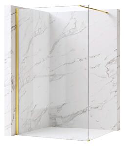 Shower screen Rea Flexi Transparent / Gold 70