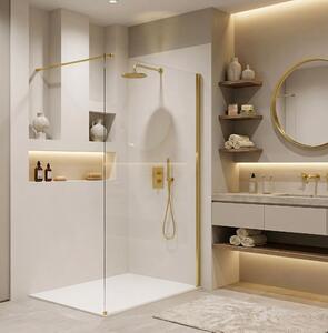 Shower screen Rea Flexi Transparent / Gold 100