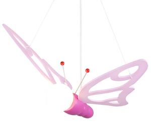 Butterfly hanging light for a child’s room 1-bulb