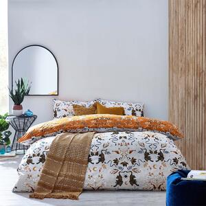 Furn. Tigerfish Reversible Duvet Cover and Pillowcase Set MultiColoured