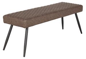 Montreal Distressed Dining Bench Brown
