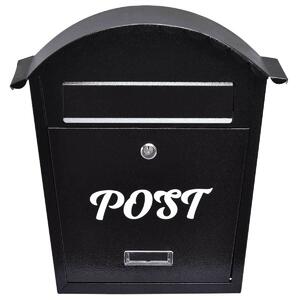 Costway Large Lockable Outside Classic Letterbox Wall Mounted