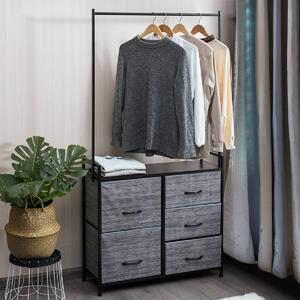 Costway Chest of Drawers with Hanging Rail