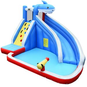 Costway Children's Inflatable Slide with Splash Pool