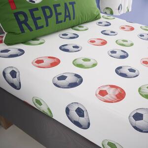 Catherine Lansfield Eat Sleep Football Fitted Sheet Green