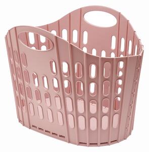 Addis Fold Flat Laundry Basket Pink
