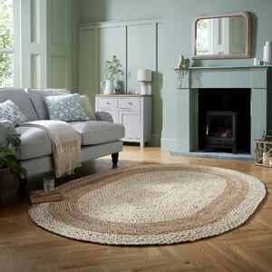 Wistow Jute Oval Rug Natural
