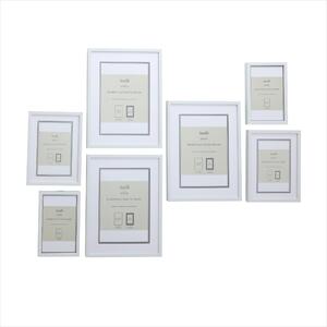 Pack of 7 Essentials Gallery Photo Frame White
