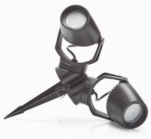 Minitommy-EL spike spot 2-bulb CCT black/frosted