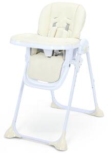 Costway Folding High Chair-Beige