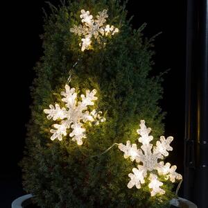 Konstsmide Christmas Three-piece LED string lights Snowflakes