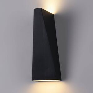 Times Square LED outdoor wall lamp black