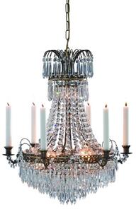 Magnificent candle chandelier Läckö 54 cm