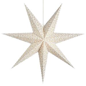 Baroque decorative star for hanging, Ø 45 cm white