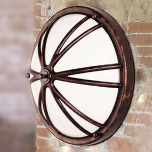 Charly - a round outdoor wall light
