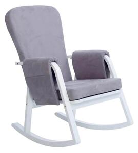 Ickle Bubba Dursley Rocking Chair - Pearl Grey