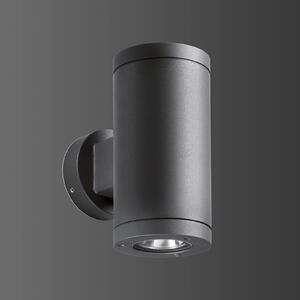1060 outdoor wall light up/down, graphite