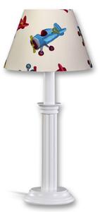 Aeroplane fabric table lamp