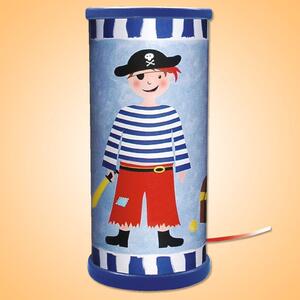 Blue LED table lamp Pirate