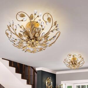 Verdi ceiling light in a Florentine style, LEDs