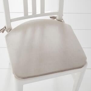Recycled Velvet Seat Pad Grey