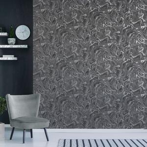 Marble Charcoal Wallpaper Charcoal