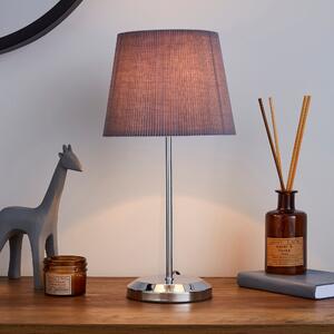 Jali Touch Dimmable Table Lamp Charcoal Charcoal