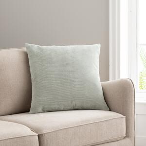 Velour Feather Cushion Sage (Green)