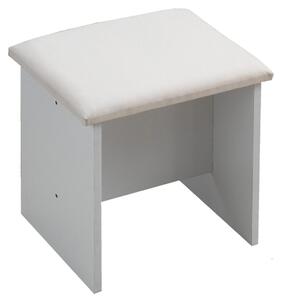 Cannory Cushioned Stool White