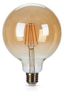 Globe LED bulb E27 6 W filament 1,900 K gold, dim