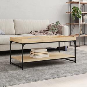 Coffee Table Sonoma Oak 100x49x45 cm Engineered Wood