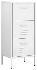 Storage Cabinet White 42.5x35x101.5 cm Steel
