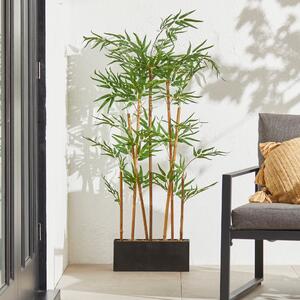 Bamboo Trellis Potted Divider Green