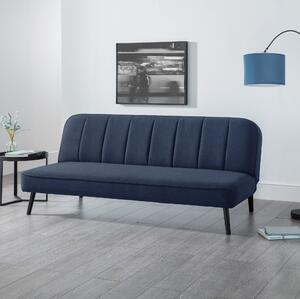 Miro Linen Clic Clac Sofa Bed Blue